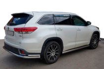 Toyota Highlander 2013–2019 Bageste beskyttelsesbøjle AK005-2 (2 stk., rustfrit stål) foto 1