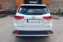 Toyota Highlander 2013–2019 Bageste beskyttelsesbøjle AK005-2 (2 stk., rustfrit stål) foto 3