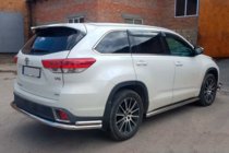 Toyota Highlander 2013–2019 Bageste beskyttelsesbøjle AK005-2 (2 stk., rustfrit stål) foto 6