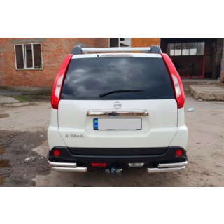 Bageste hjørnebøjler AK003-Double (2 stk., rustfrit stål) Nissan X-trail T31 2007–2014 foto 3