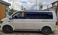 Volkswagen T5 Transporter 2003–2010 Integrerede tagrælinger (sorte) foto 42