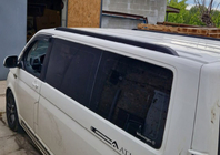 Volkswagen T5 2010–2015 Integrerede tagrælinger (sorte) Kort akselafstand foto 43