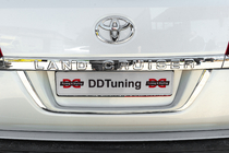 Toyota Land Cruiser 200 2007–2021 Standard nummerpladeholder Sort foto 2