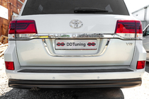 Toyota Land Cruiser 200 2007–2021 Standard nummerpladeholder Sort foto 3