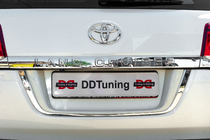 Toyota Land Cruiser 200 2007–2021 Standard nummerpladeholder Sort foto 6