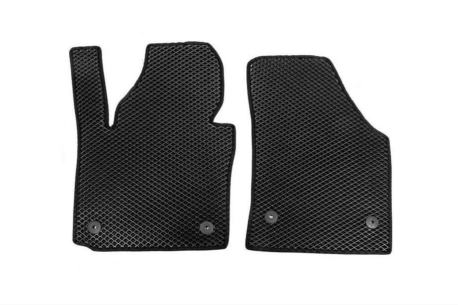 Volkswagen Caddy 2010–2015 EVA gulvmåtter (sorte) 5 stk., for og bag (standard, 2 skydedøre) Foto 24