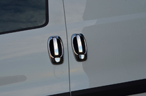 Fiat Doblo II 2010–2022 Dørgrebskapper og omramninger (8 stk., rustfrit stål) foto 13