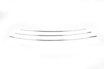 Opel Astra K 2016–2021 Frontkofanger-lister (3 stk., rustfrit stål) foto 2