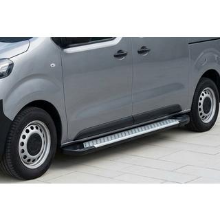 Sidetrin Allmond Grey (2 stk., aluminium) foto 1
