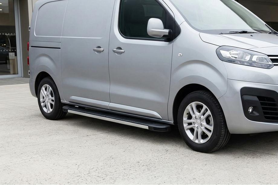 Opel Vivaro 2019– Sidetrin Maya V1 (2 stk., aluminium) Image