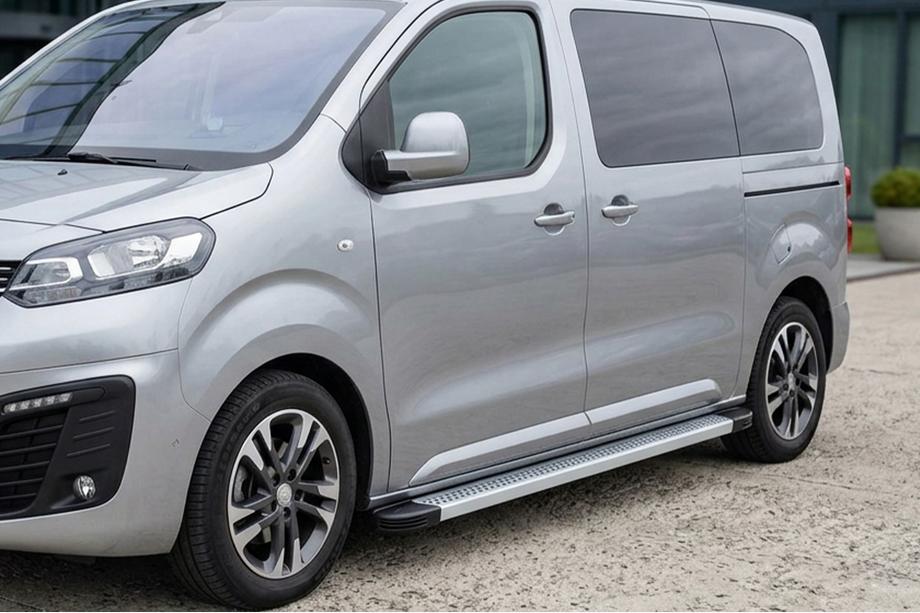 Opel Vivaro 2019– Sidetrin Maya V2 (2 stk., aluminium) Image