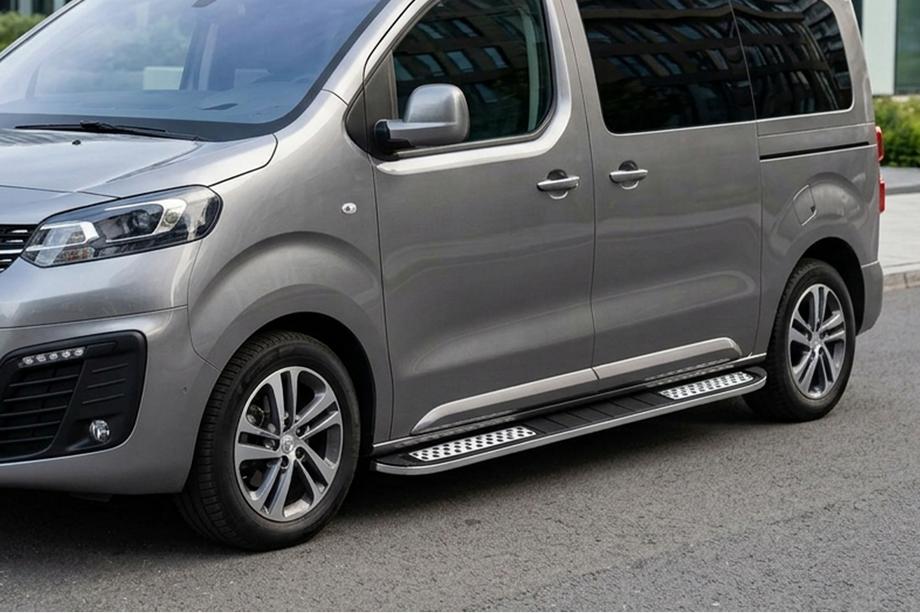 Opel Vivaro 2019– Sidetrin Tayga V2 (2 stk., aluminium) Image