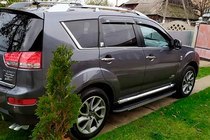 Mitsubishi Outlander 2006–2012 Sidetrin Bosphorus Grey (2 stk., aluminium) foto 8