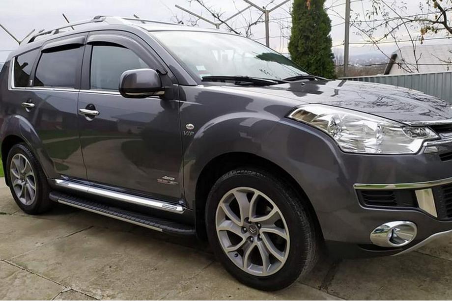 Citroen C-Crosser 2007–2013 Sidetrin Bosphorus Grey (2 stk., aluminium) Image