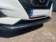 Nissan Qashqai 2014–2021 Kromliste til forreste kofanger (2017↗︎, rustfrit stål) OmsaLine - italiensk rustfrit stål foto 3