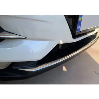 Kromliste til forreste kofanger (2017↗︎, rustfrit stål) Nissan Qashqai 2014–2021 foto 1