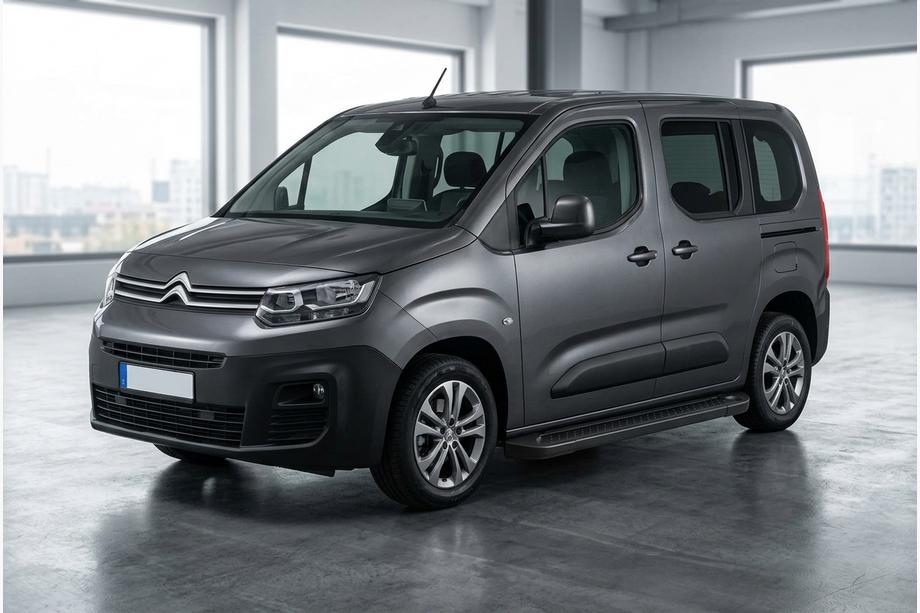 Citroen Berlingo/Multispace 2018– Sidetrin Allmond Black (2 stk., aluminium) Kort akselafstand Image