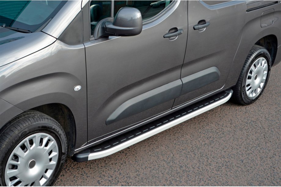 Citroen Berlingo/Multispace 2018– Sidetrin Fullmond (2 stk., aluminium) Lang akselafstand Image