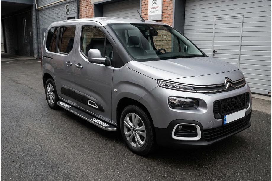 Citroen Berlingo/Multispace 2018– Sidetrin Tayga V2 (2 stk., aluminium) Image