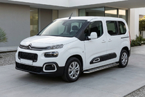 Citroen Berlingo/Multispace 2018– Sidetrin Maydos V2 (2 stk., aluminium ↗ rustfrit stål) Kort akselafstand foto 1