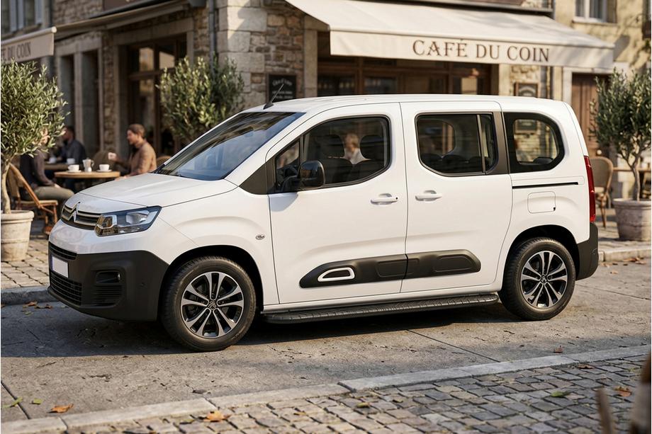 Citroen Berlingo/Multispace 2018– Bosphorus Black sidetrin (2 stk., aluminium) Image
