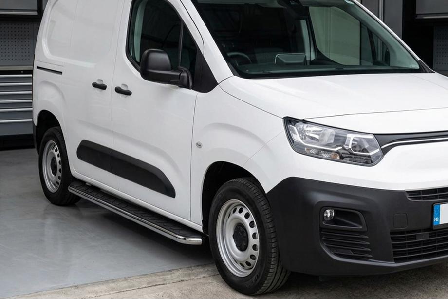 Peugeot Partner/Rifter 2019– Maydos V1 sidetrin (2 stk., aluminium + rustfrit stål) Image
