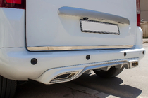 Opel Combo 2019– Nederste kromliste til bagklap OmsaLine (rustfrit stål) foto 1
