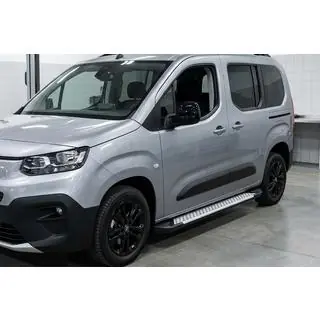 Sidetrin Allmond Grey (2 stk., aluminium) foto 1