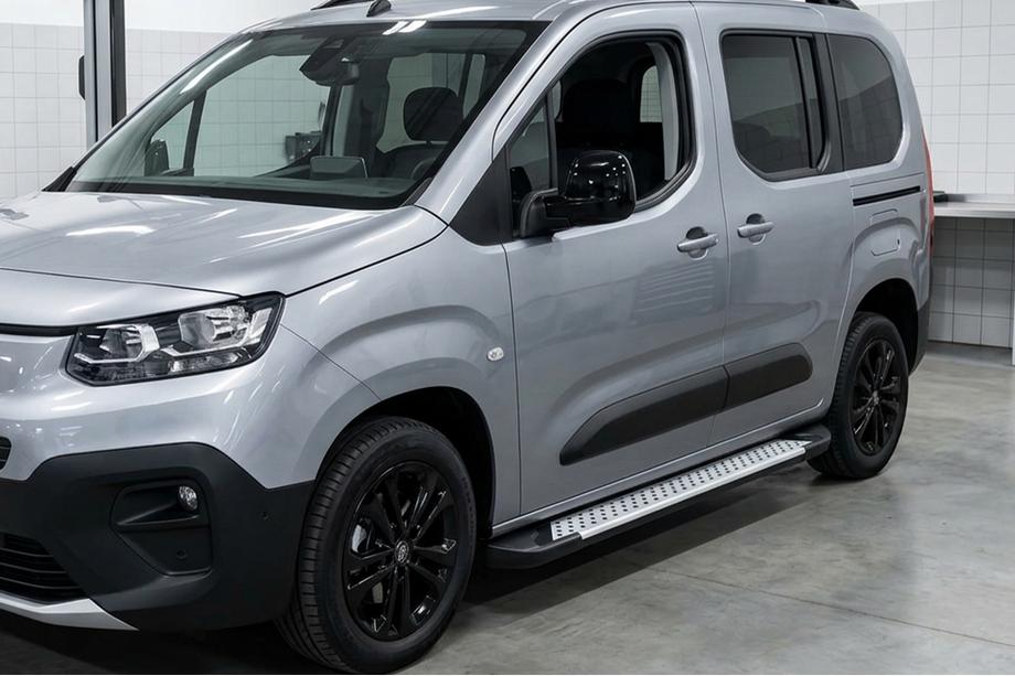 Opel Combo 2019– Sidetrin Allmond Grey (2 stk., aluminium) Image