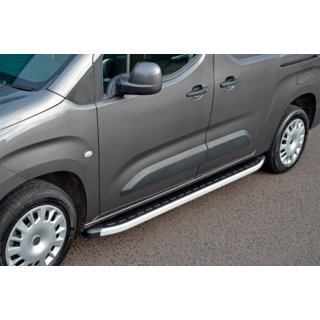 Sidetrin Fullmond (2 stk., aluminium) foto 2