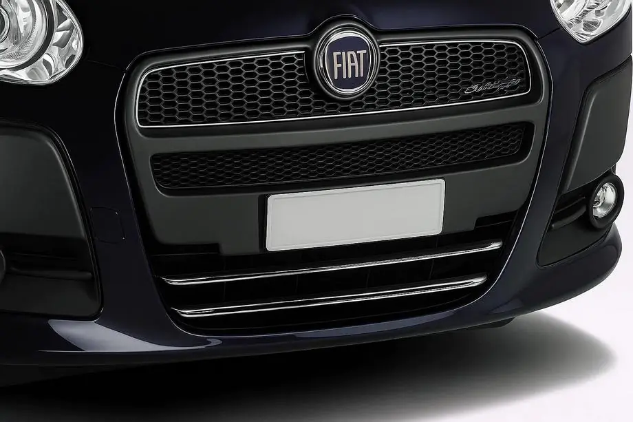 Fiat Doblo II 2010–2022 Kromliste til nedre kølergitter (2010-2015, 2 stk., rustfrit stål) Image