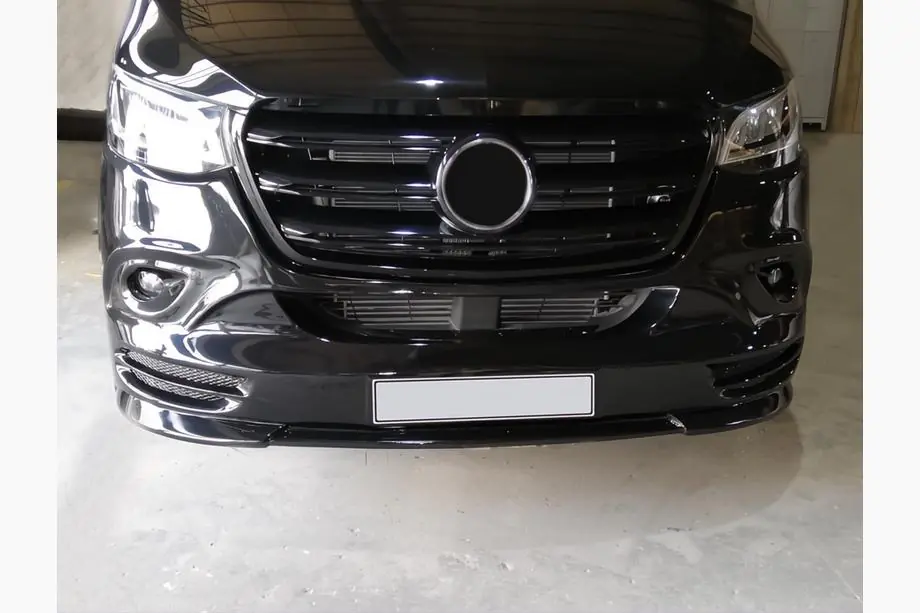 Mercedes Sprinter W907/W910 2018– Front kofangerlæbe V3 (til lakering) Foto 6
