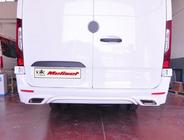 Mercedes Sprinter W907/W910 2018– Bagkofangerbeklædning (til lakering) foto 3