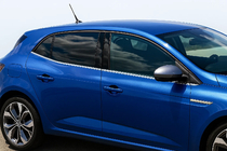 Renault Megane IV 2016–2025 Nedre vindueslister (HB, 6 stk., rustfrit stål) foto 1