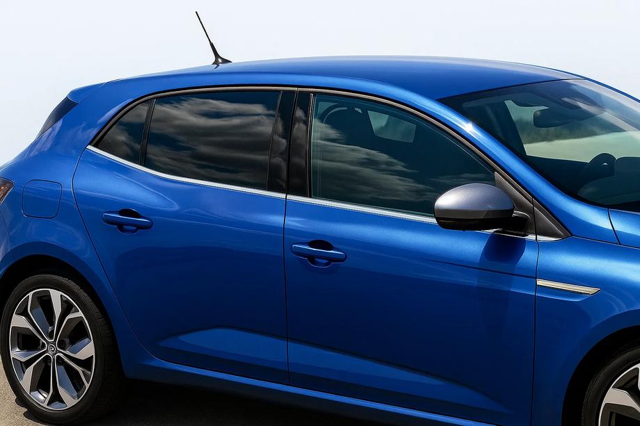 Renault Megane IV 2016–2025 Nedre vindueslister (HB, 6 stk., rustfrit stål) Image