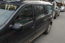 Renault Logan MCV 2005–2013 Udvendige vindueslister (4 stk., rustfrit stål) OmsaLine - italiensk rustfrit stål foto 3