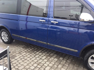 Volkswagen T5 Multivan 2003–2010 Dørlister (rustfrit stål, sort krom) foto 2