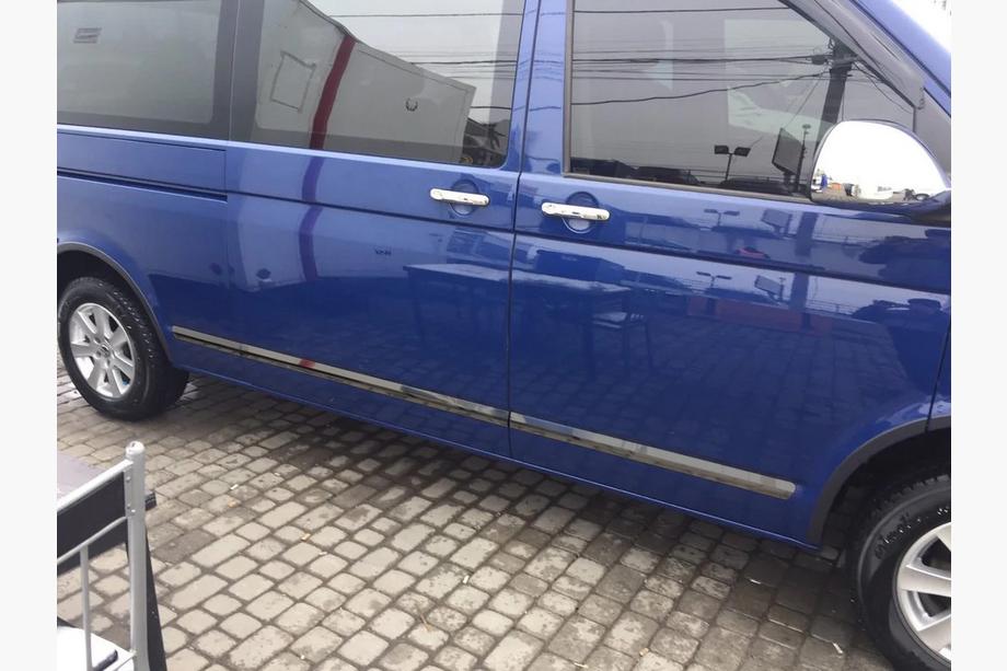 Volkswagen T6 2015–2024 Dørlister (rustfrit stål, sort krom) Image