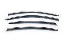 Volkswagen Passat B7 2012–2015 Vindafvisere til sideruder med kromliste SD (EU, 4 stk., Niken) foto 5