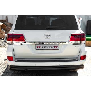 Krom lygtecovers til baglygter (2015+, 4 dele, plast) Toyota Land Cruiser 200 2007–2021 foto 2