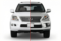 Lexus LX570/450d 2008–2022 Restyling-kit 2008-2012 til 2012-2016 Standard foto 1