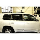 Lexus LX570/450d 2008–2022 Komplet vindueskromlister og stolpelister i rustfrit stål foto 17