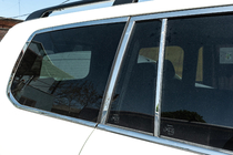 Lexus LX570/450d 2008–2022 Komplet vindueskromlister og stolpelister i rustfrit stål foto 6