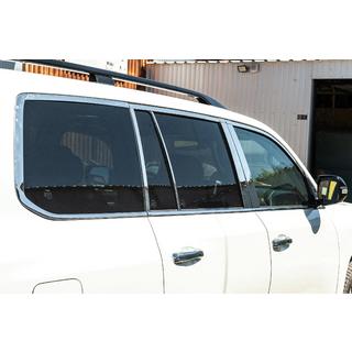 Komplet vindueskromlister og stolpelister i rustfrit stål Lexus LX570/450d 2008–2022 foto 2
