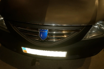 Dacia Logan MCV 2004–2014 Pyntelister til frontgrill 2004-2008 (rustfrit stål) Carmos - Tyrkisk stål foto 3