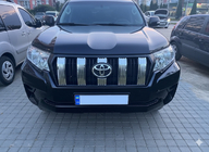 Toyota Land Cruiser Prado 150 2009–2023 Krom grill-lister (2017-2023) foto 1