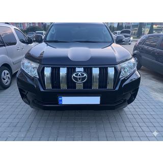 Krom grill-lister (2017-2023) Toyota Land Cruiser Prado 150 2009–2023 foto 1
