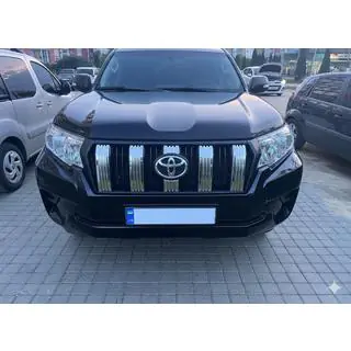 Krom grill-lister (2017-2023) Toyota Land Cruiser Prado 150 2009–2023 foto 1