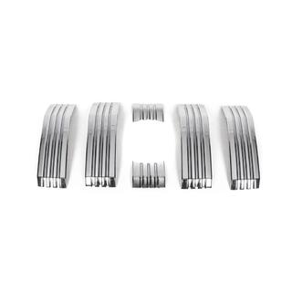 Krom grill-lister (2017-2023) Toyota Land Cruiser Prado 150 2009–2023 foto 3