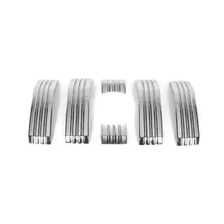 Krom grill-lister (2017-2023) Toyota Land Cruiser Prado 150 2009–2023 foto 3